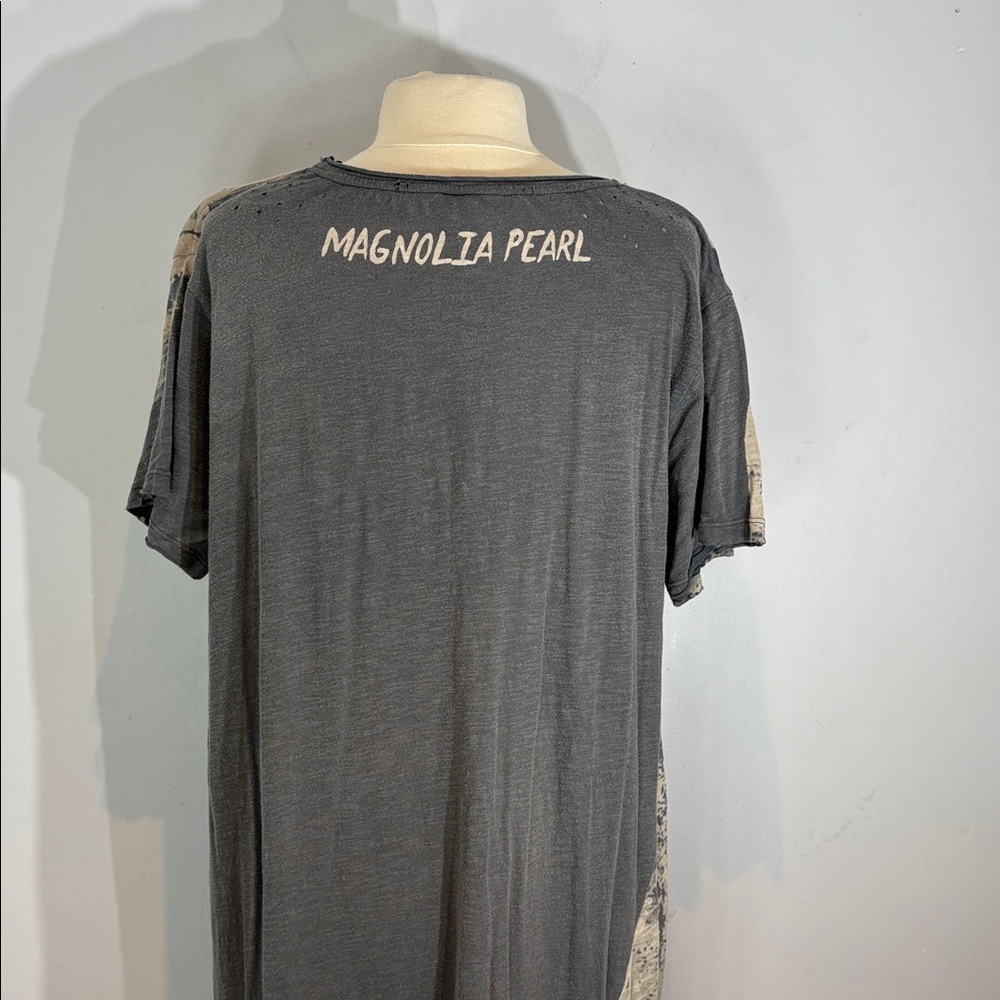 Magnolia Pearl Space Disco Tee Dress in the Ozzy color 100% cotton jersey - Picture 6 of 15